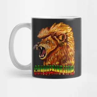 The conquering lion Mug